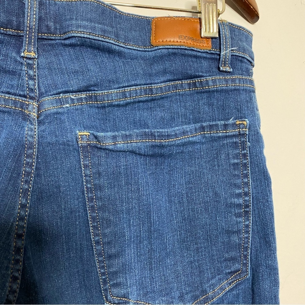 Express Blue Flare & Wide Leg Jeans - Picture 5 of 8